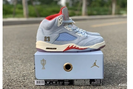 CI1899-400 "ICE AIR JORDAN ROOM RETRO BLUE" 5 TROPHY X 0726